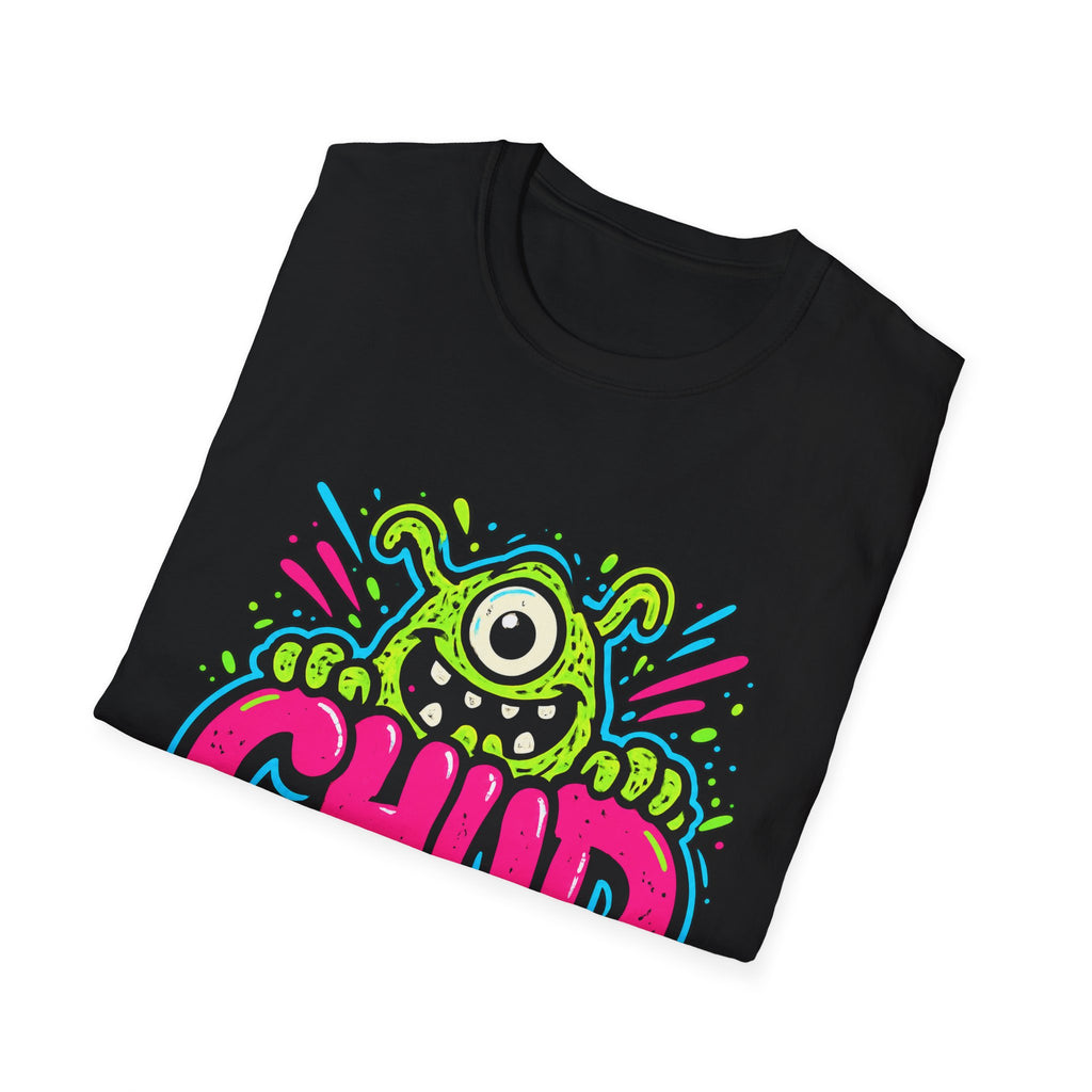 Chud Monster Graphic T-Shirt | Cute One-Eyed Alien Illustration