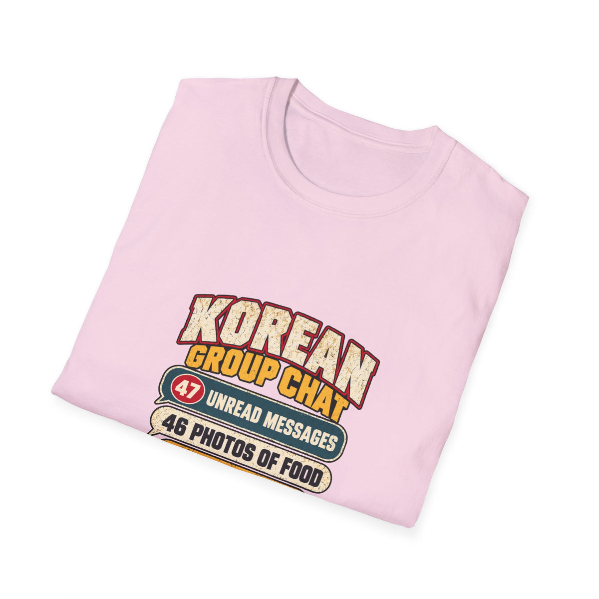 Korean Group Chat Did You Eat T-Shirt | Funny Korean Food Chat Tee