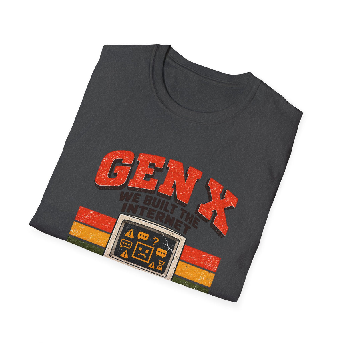 Gen X We Built the Internet vintage computer T-Shirt | Retro 80s 90s graphic