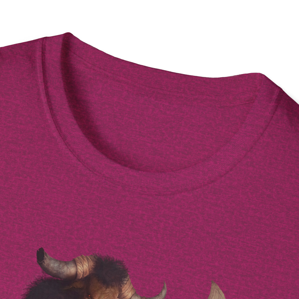 Minotaur Battle T-Shirt — Fantasy Warrior Axe Graphic Tee