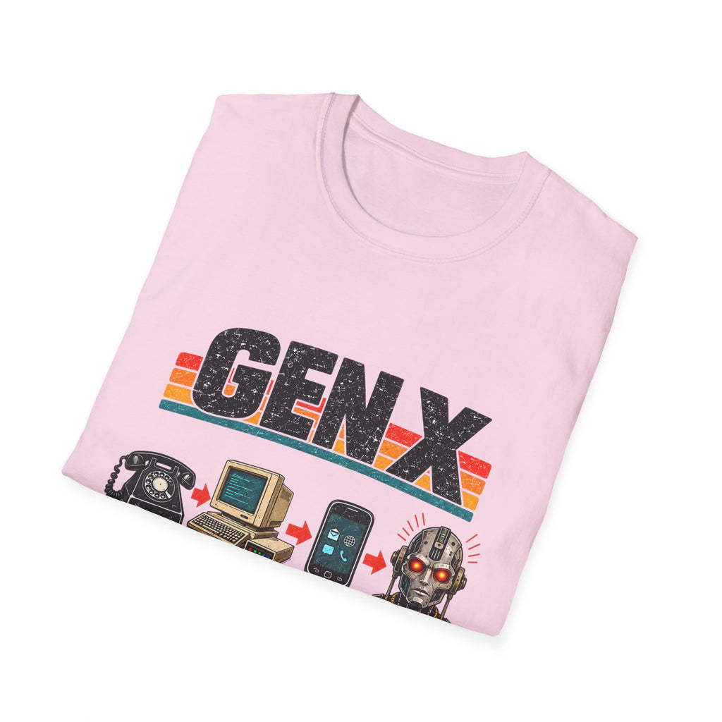 Gen X Well That Escalated Quickly T-Shirt | Retro tech evolution graphic