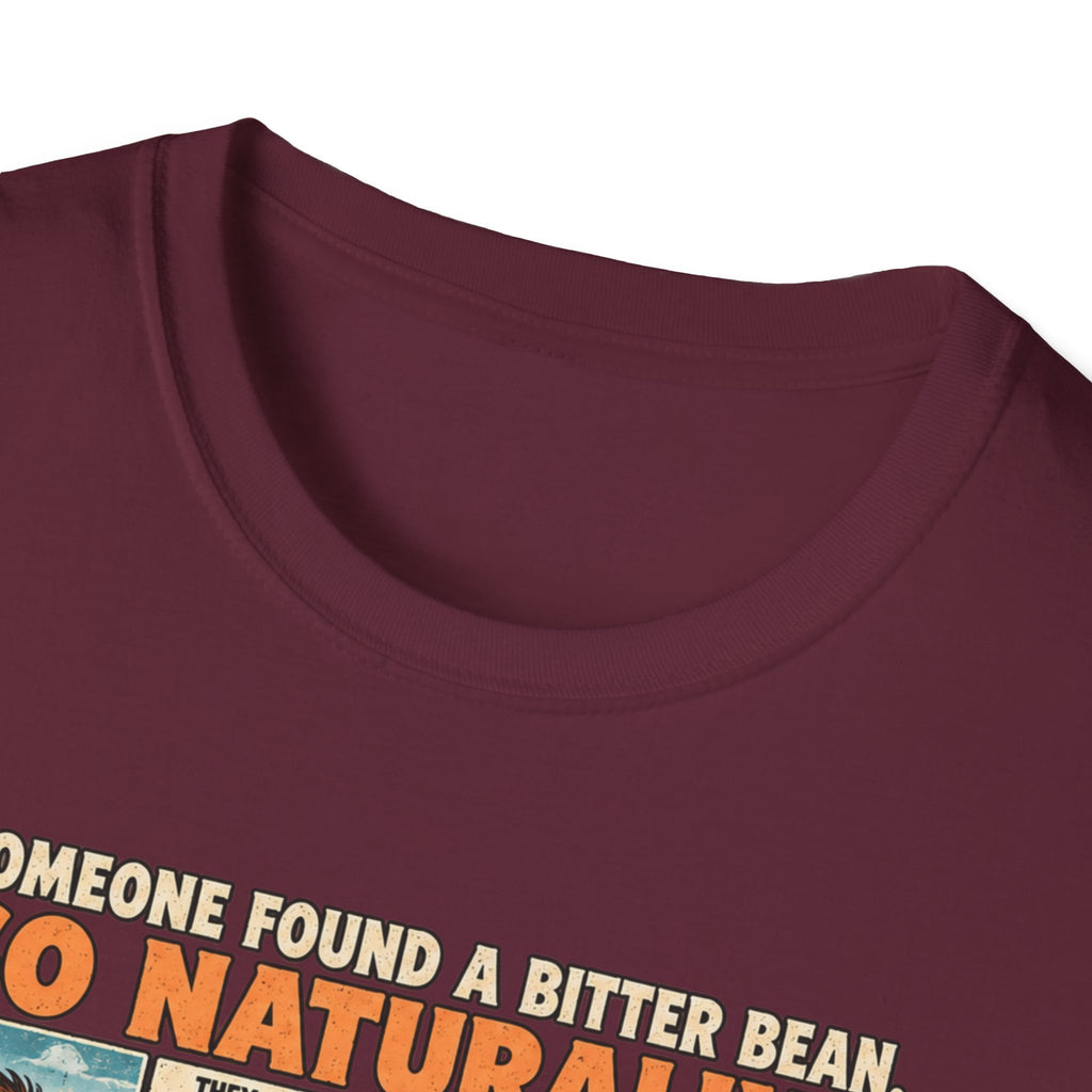 Coffee Comic Panel T-Shirt | Retro Coffee Comic Strip