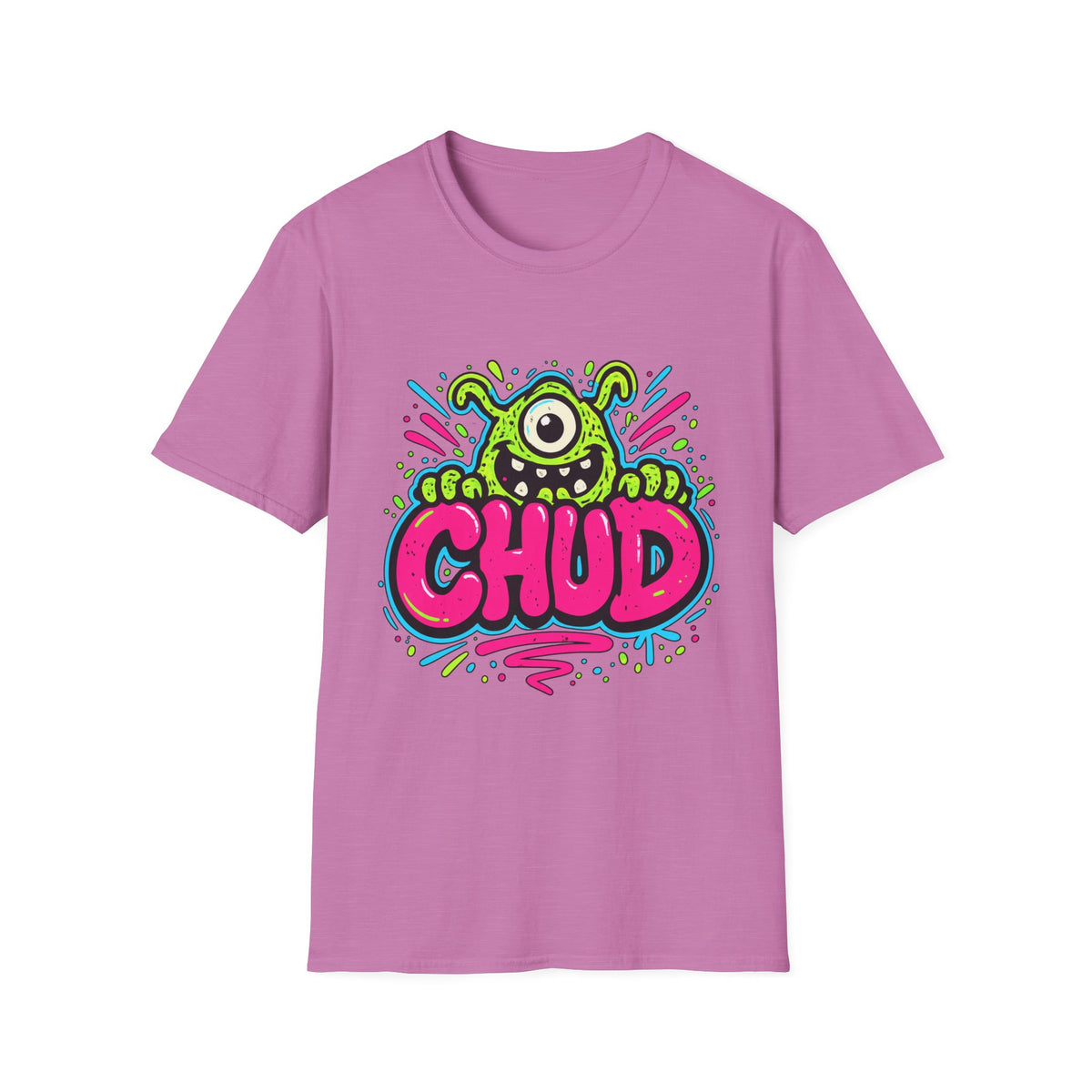 Chud Monster Graphic T-Shirt | Cute One-Eyed Alien Illustration