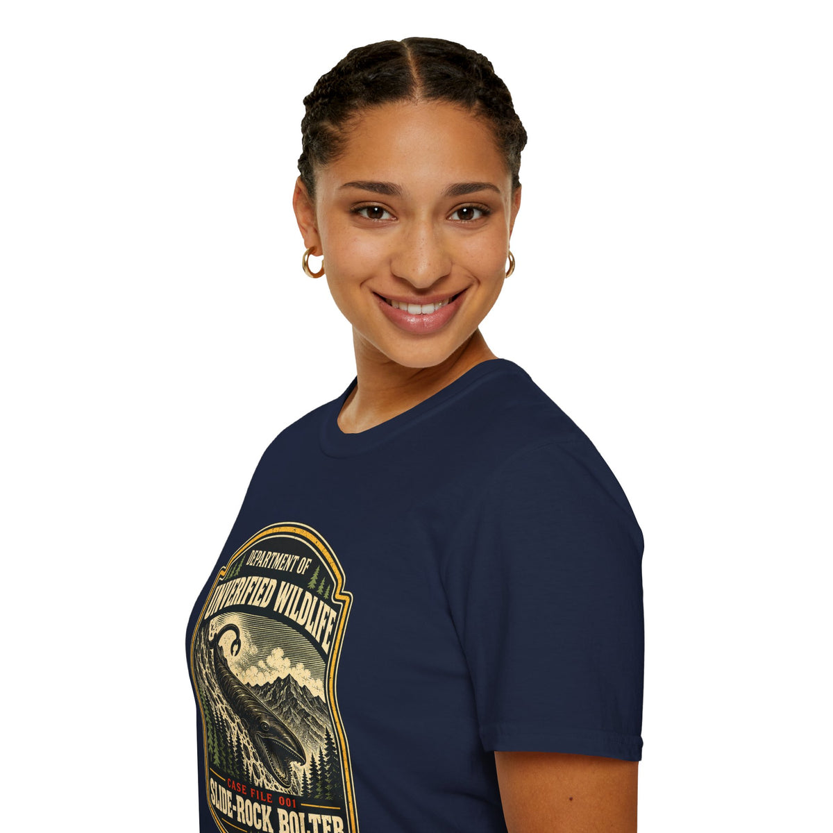 Slide-Rock Bolter T-Shirt — Department of Unverified Wildlife Retro Tee