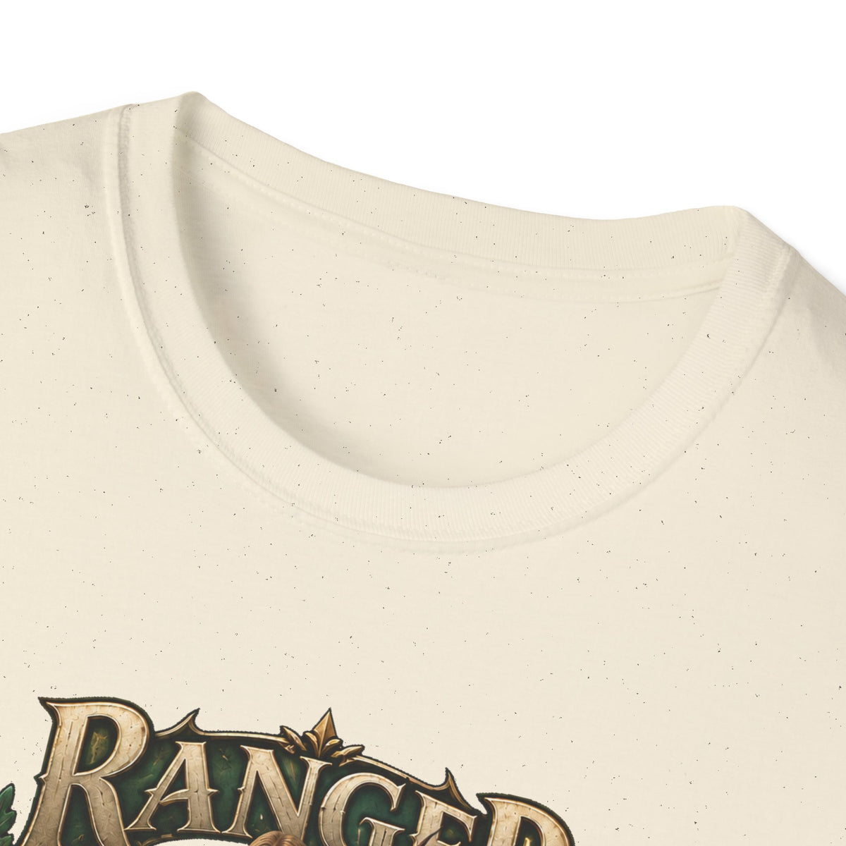 Ranger Fantasy Character T-Shirt — Medieval Archer Illustration Tee