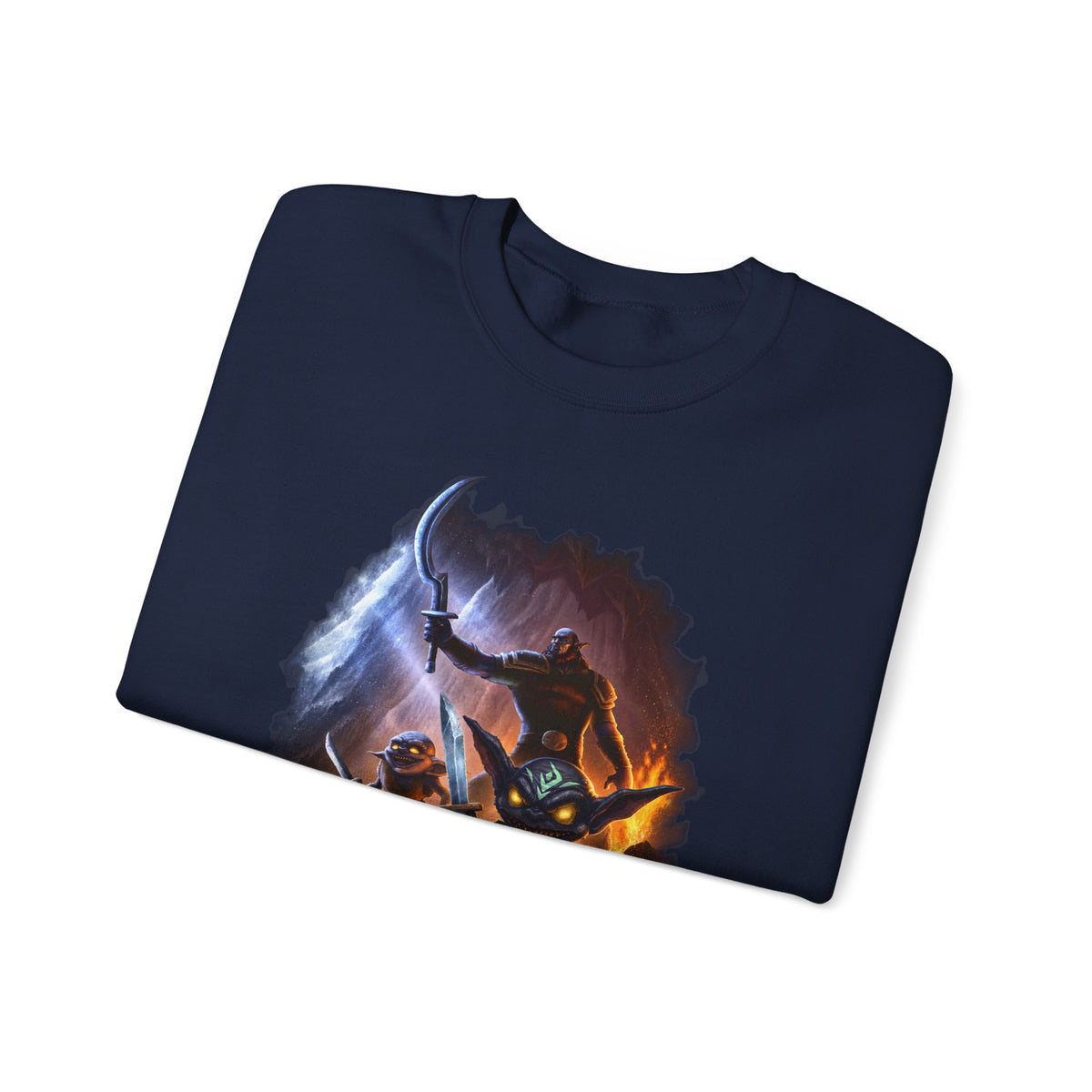 Fantasy Goblin Sweatshirt — “Goblins, Hobgoblins OH MY!” Crewneck