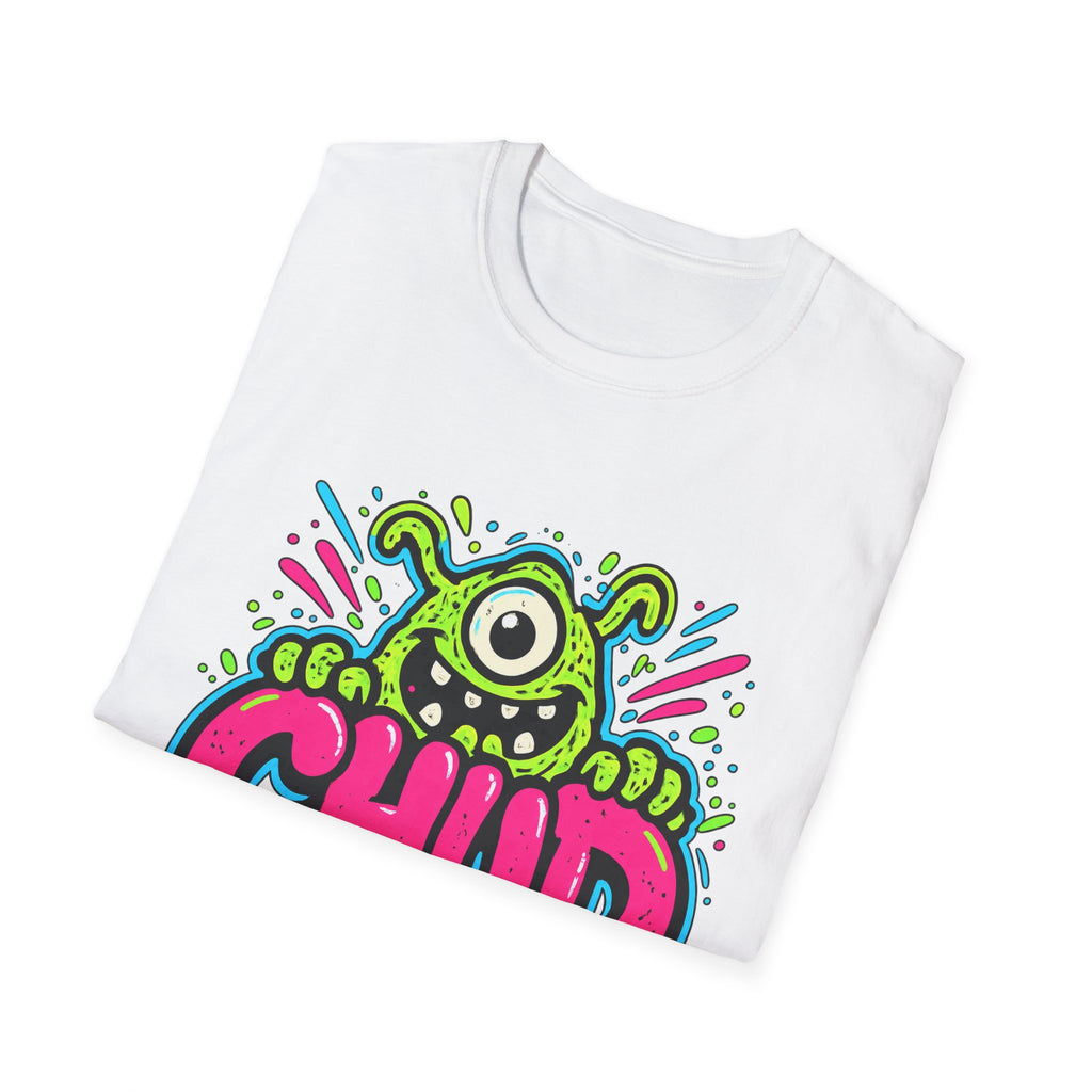 Chud Monster Graphic T-Shirt | Cute One-Eyed Alien Illustration