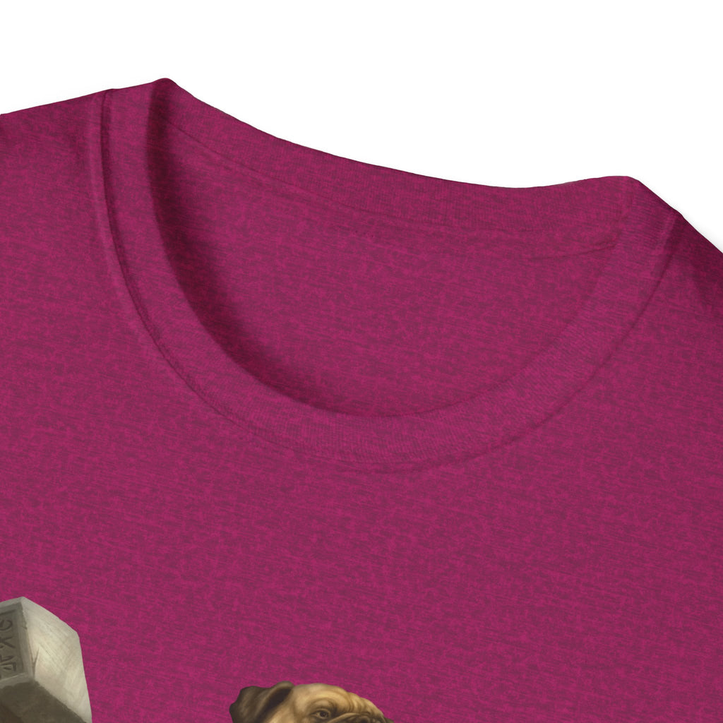 Mastiff Warrior T-Shirt — Hammer-Wielding Mastiff Graphic Tee