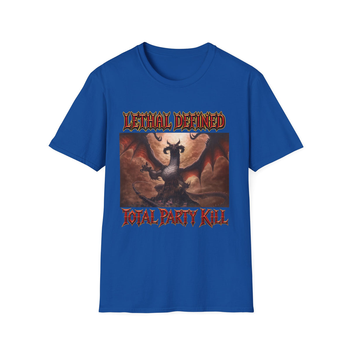 T-Shirt — Lethal Defined 'Total Party Kill' Dragon RPG Gaming Tee