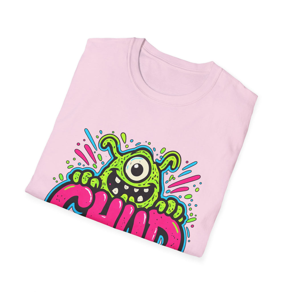 Chud Monster Graphic T-Shirt | Cute One-Eyed Alien Illustration