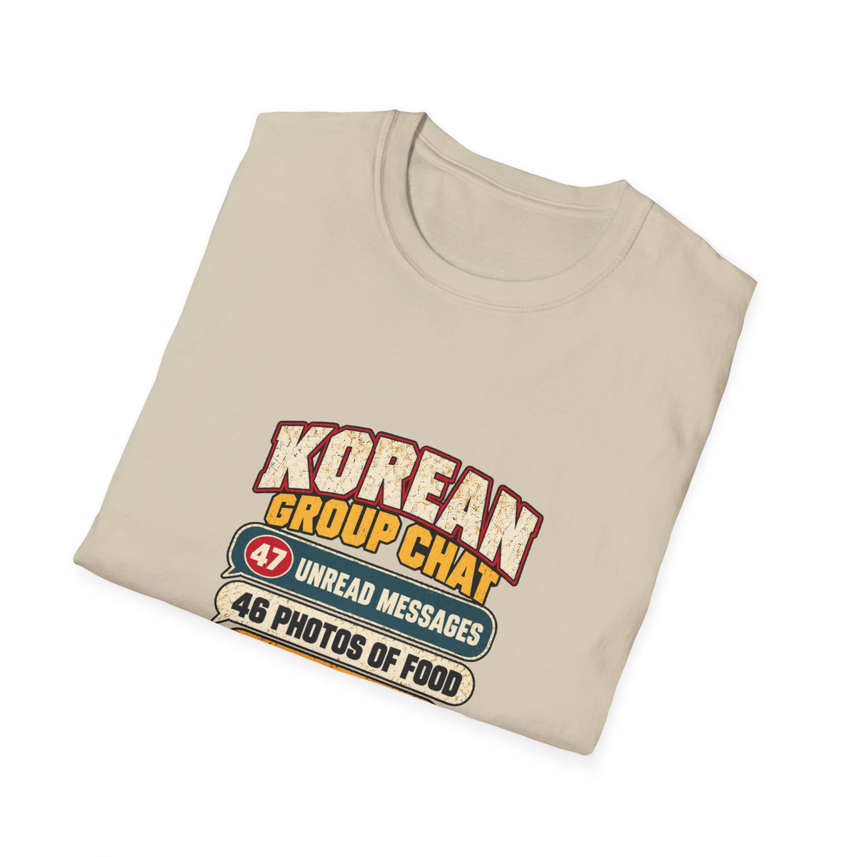 Korean Group Chat Did You Eat T-Shirt | Funny Korean Food Chat Tee