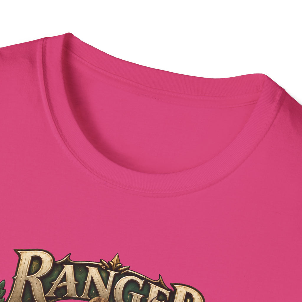 Ranger Fantasy Character T-Shirt — Medieval Archer Illustration Tee