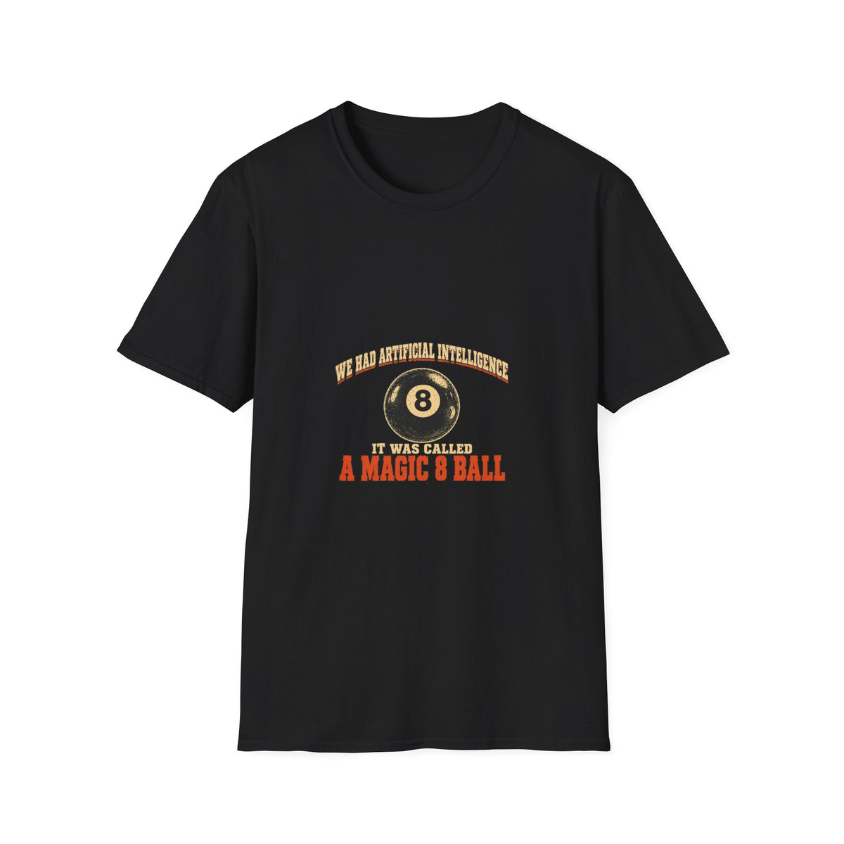 Magic 8 Ball graphic T-Shirt | Retro fortune teller pool ball tee