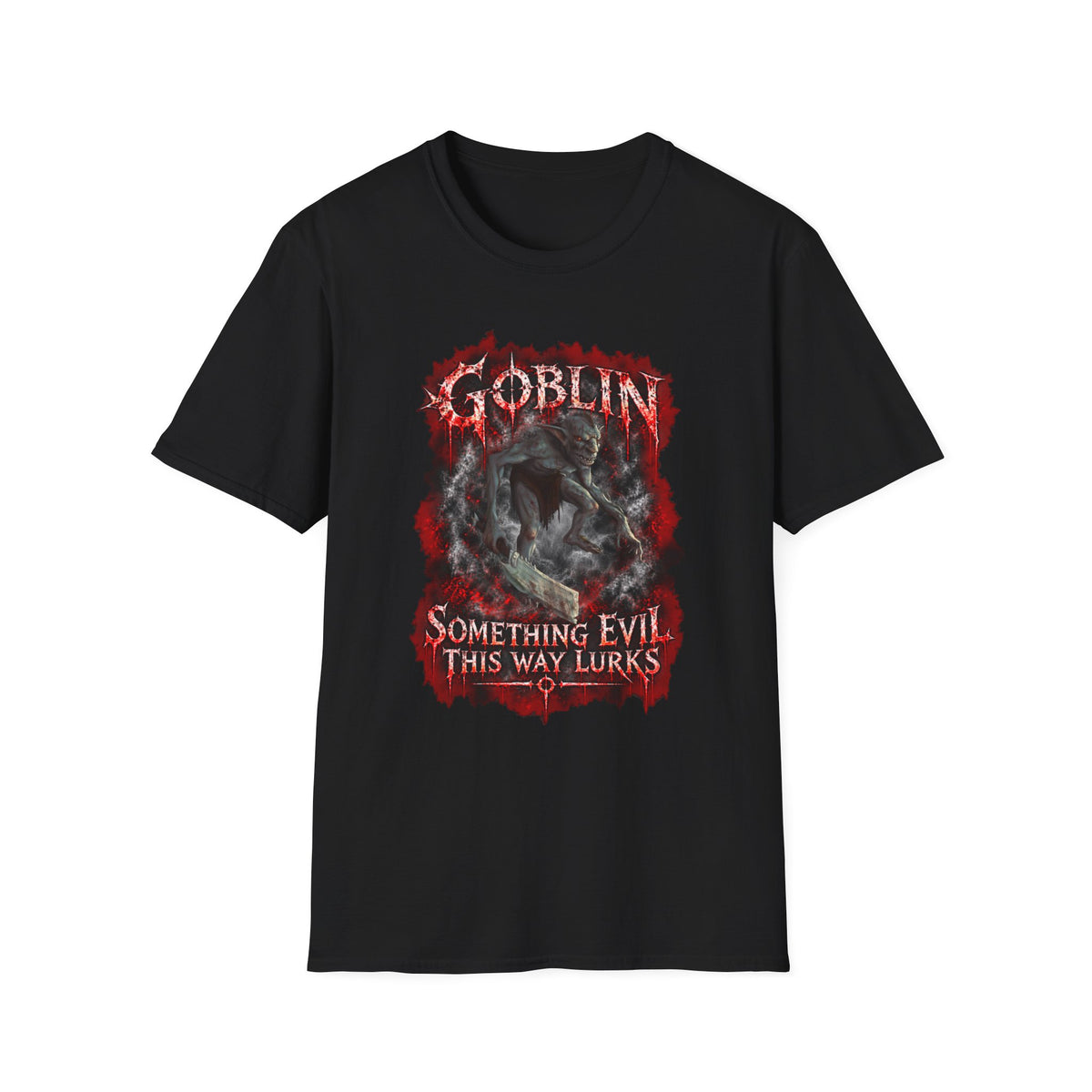 Goblin 'Something Evil This Way Lurks' Graphic T-Shirt