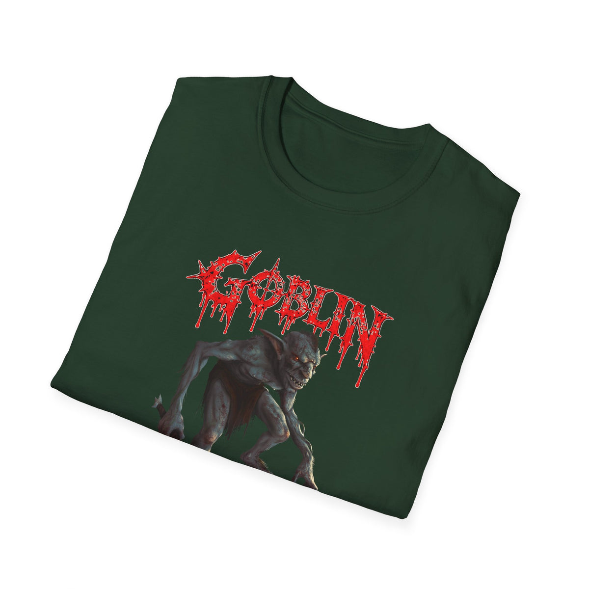 Goblin Horror T-Shirt — 'Something Evil This Way Lurks' Graphic Tee