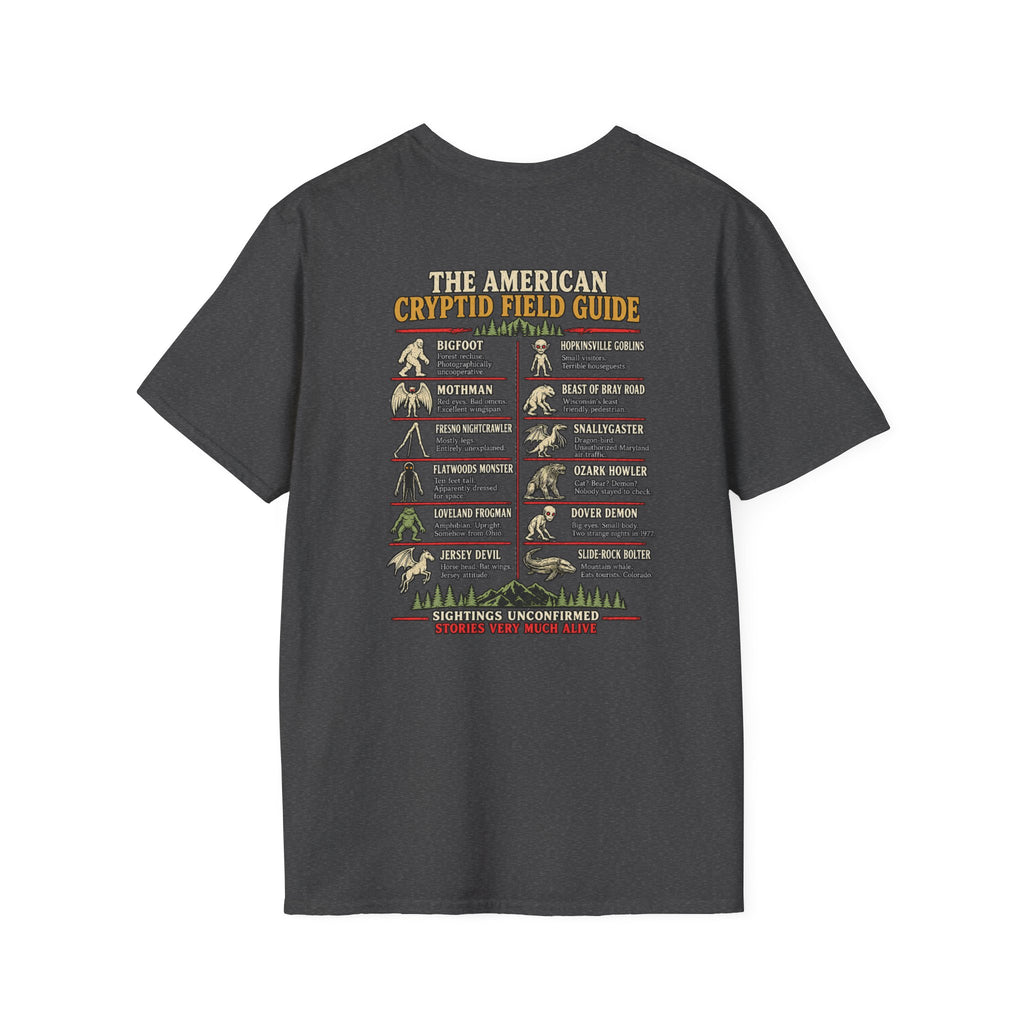 Cryptid Field Guide T-Shirt — The American Cryptid Field Guide Graphic Tee