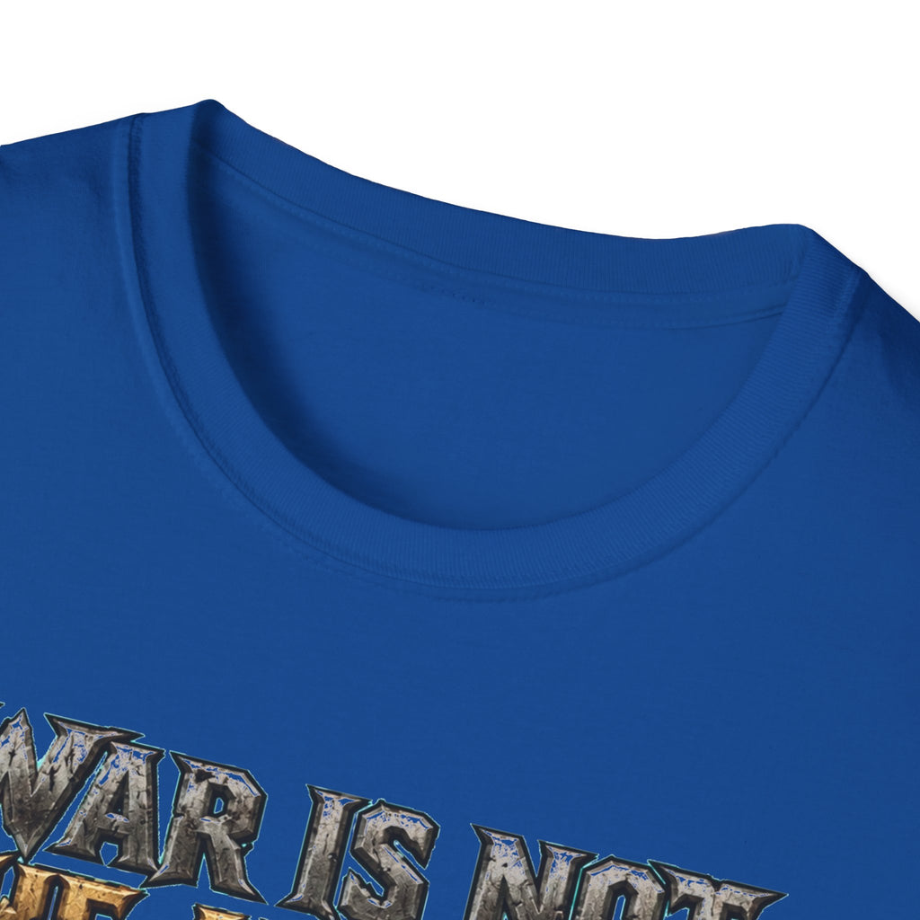 War Is Not The Answer Tee — "Depends On The Question" Graphic T-Shirt