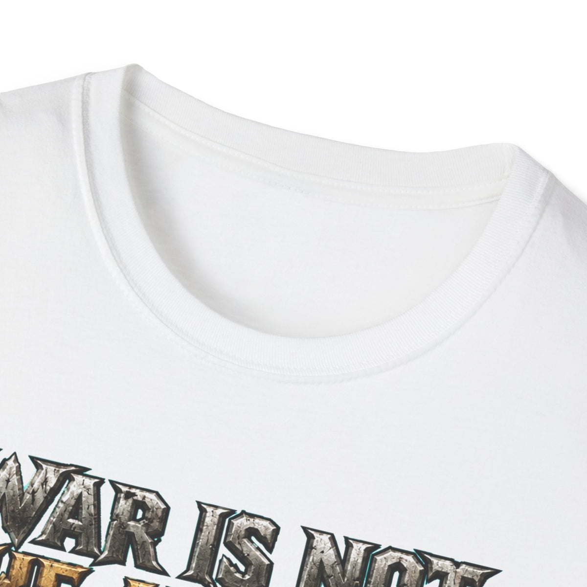 War Is Not The Answer Tee — "Depends On The Question" Graphic T-Shirt