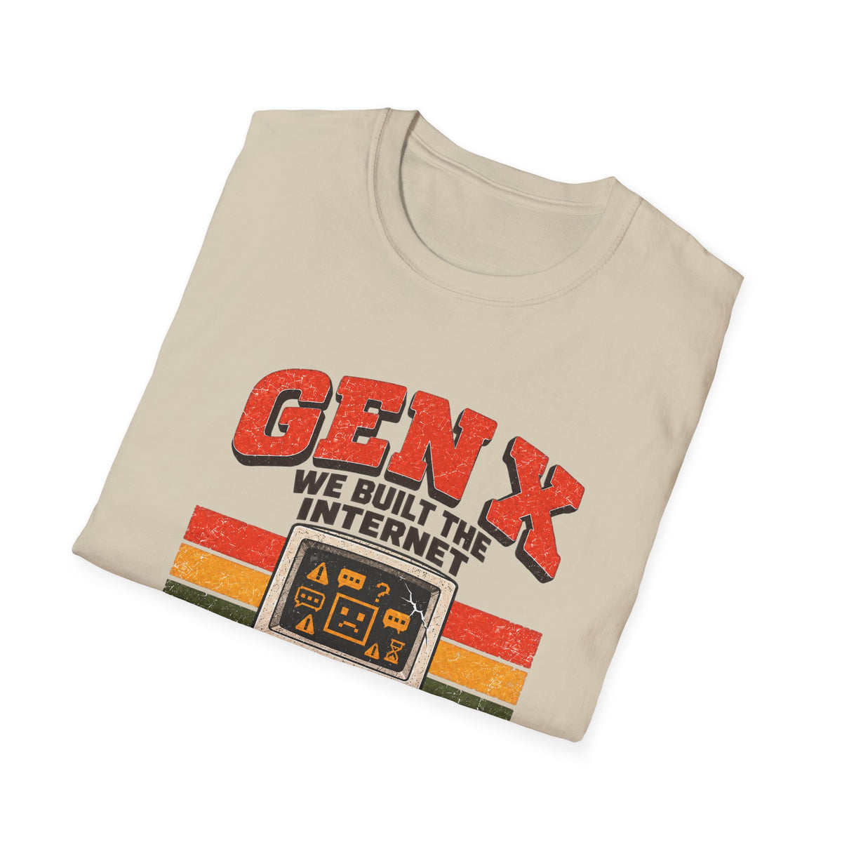 Gen X We Built the Internet vintage computer T-Shirt | Retro 80s 90s graphic
