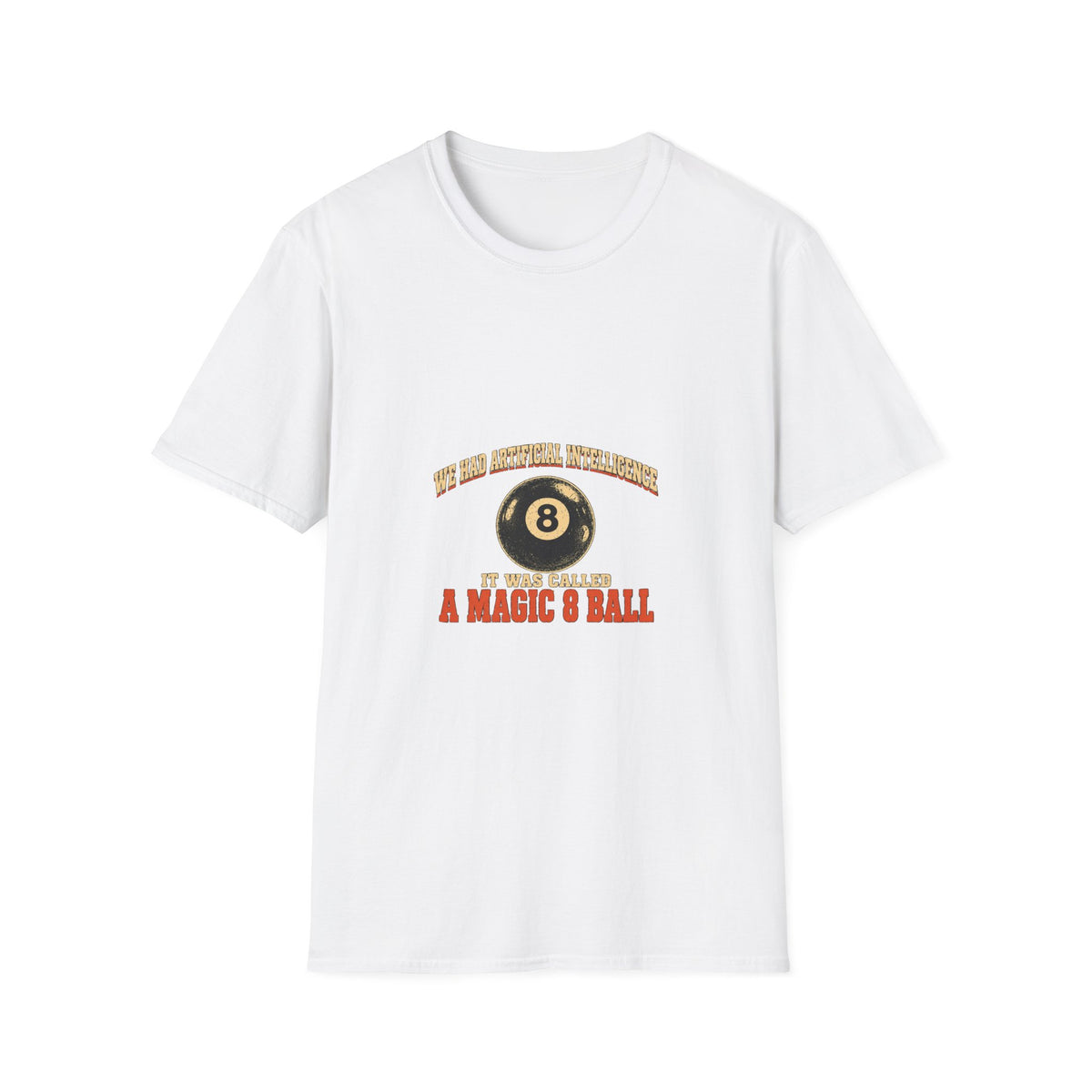 Magic 8 Ball graphic T-Shirt | Retro fortune teller pool ball tee
