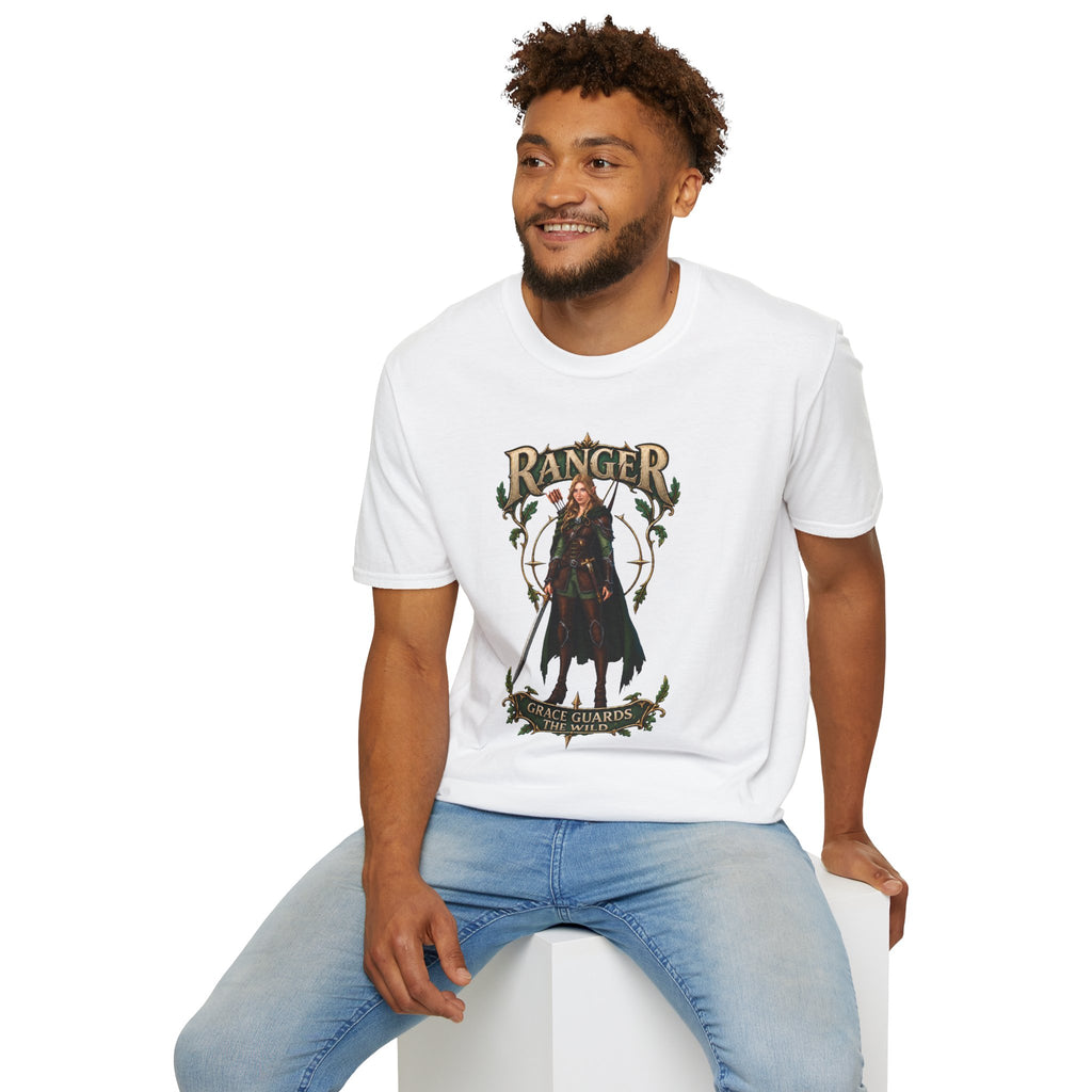 Ranger Fantasy T‑Shirt — "Grace Guardian of the Wilds"