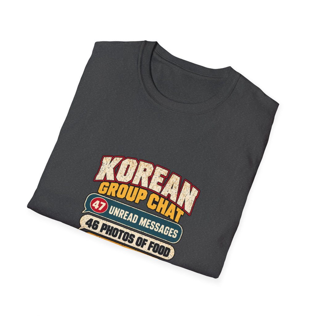 Korean Group Chat Did You Eat T-Shirt | Funny Korean Food Chat Tee