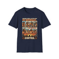 Coffee Comic Panel T-Shirt | Retro Coffee Comic Strip