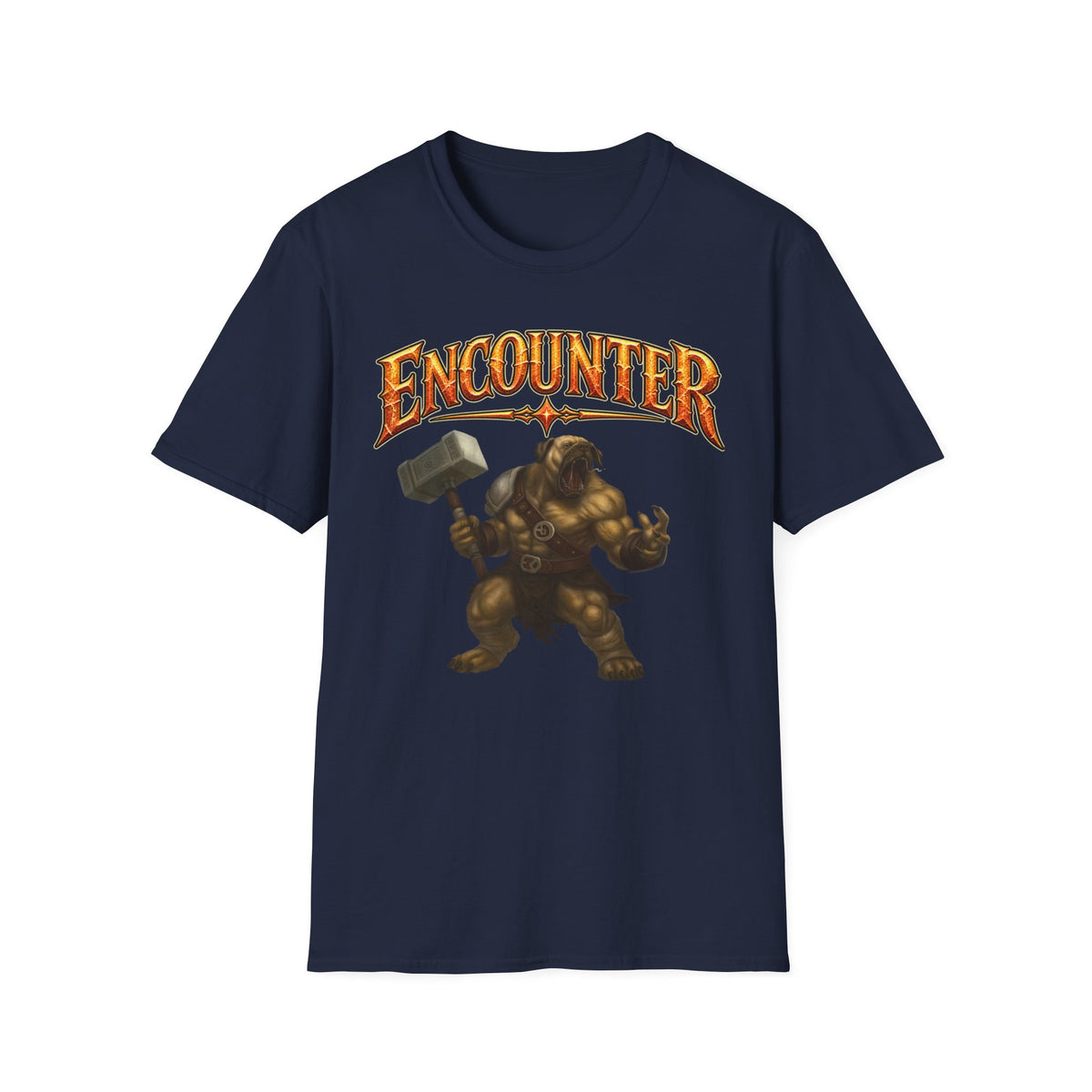 Encounter RPG T-Shirt — "Encounter (noun): The GM’s polite term for attempted murder"