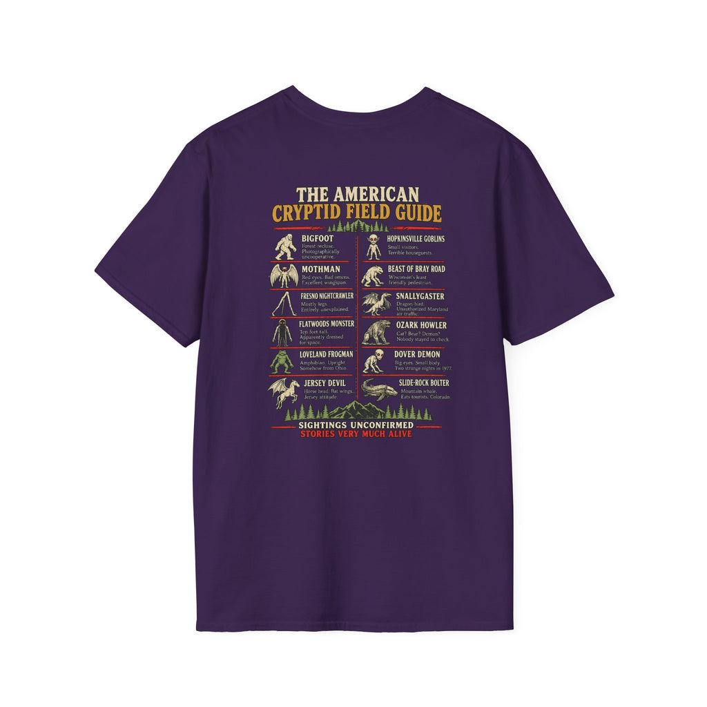 Cryptid Field Guide T-Shirt — The American Cryptid Field Guide Graphic Tee