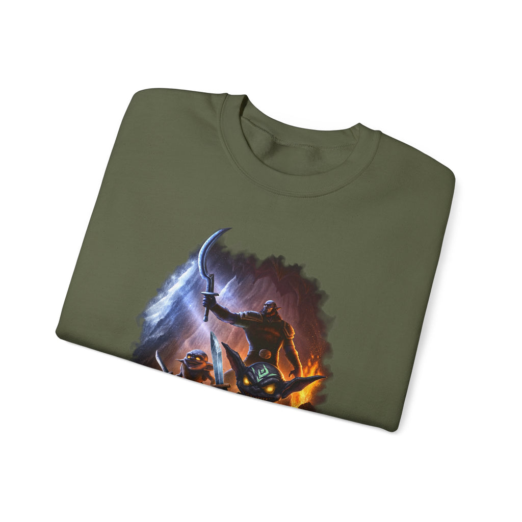 Fantasy Goblin Sweatshirt — “Goblins, Hobgoblins OH MY!” Crewneck