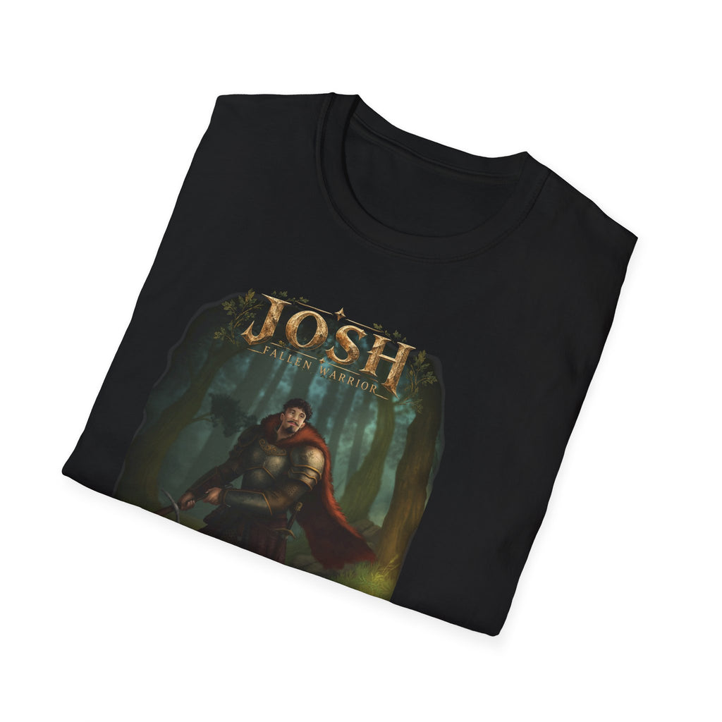 Josh Noble Warrior T-Shirt – Mythic Forest Illustration