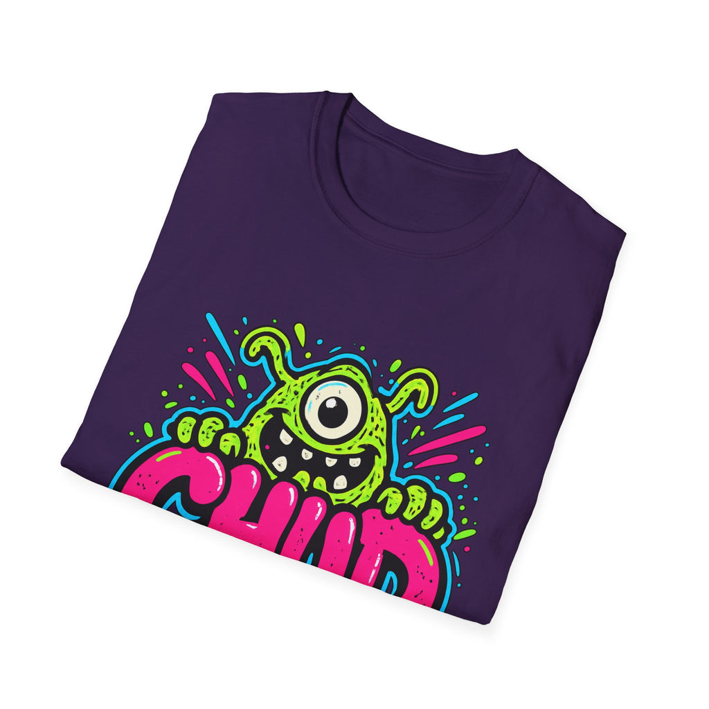 Chud Monster Graphic T-Shirt | Cute One-Eyed Alien Illustration
