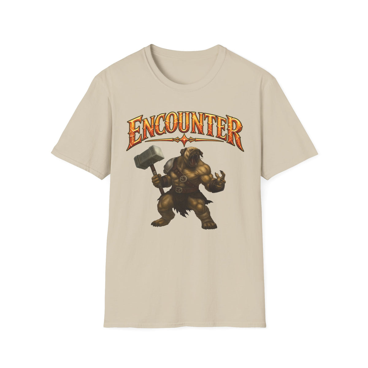Encounter RPG T-Shirt — "Encounter (noun): The GM’s polite term for attempted murder"
