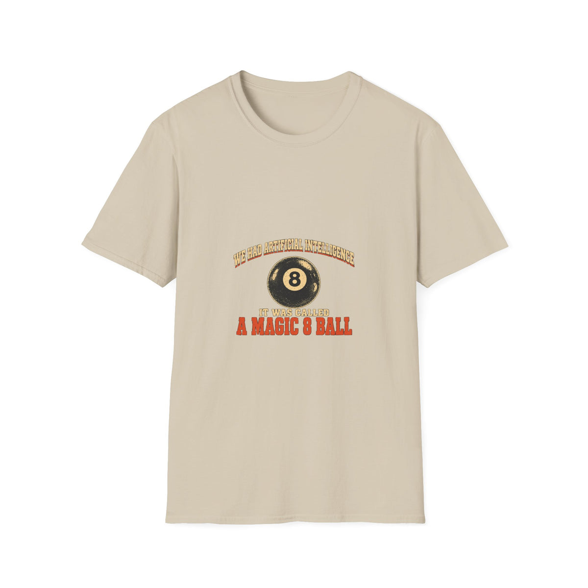 Magic 8 Ball graphic T-Shirt | Retro fortune teller pool ball tee