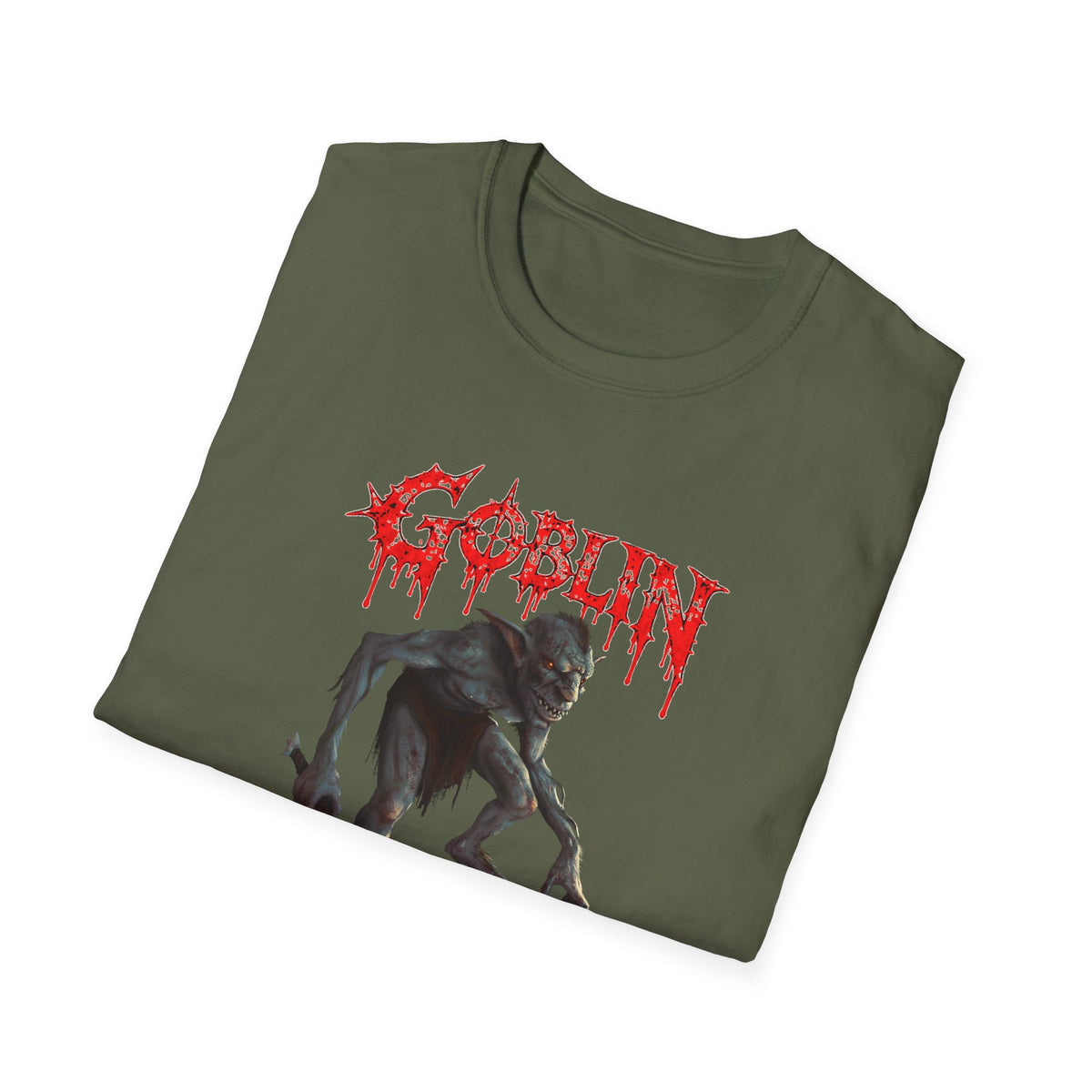 Goblin Horror T-Shirt — 'Something Evil This Way Lurks' Graphic Tee