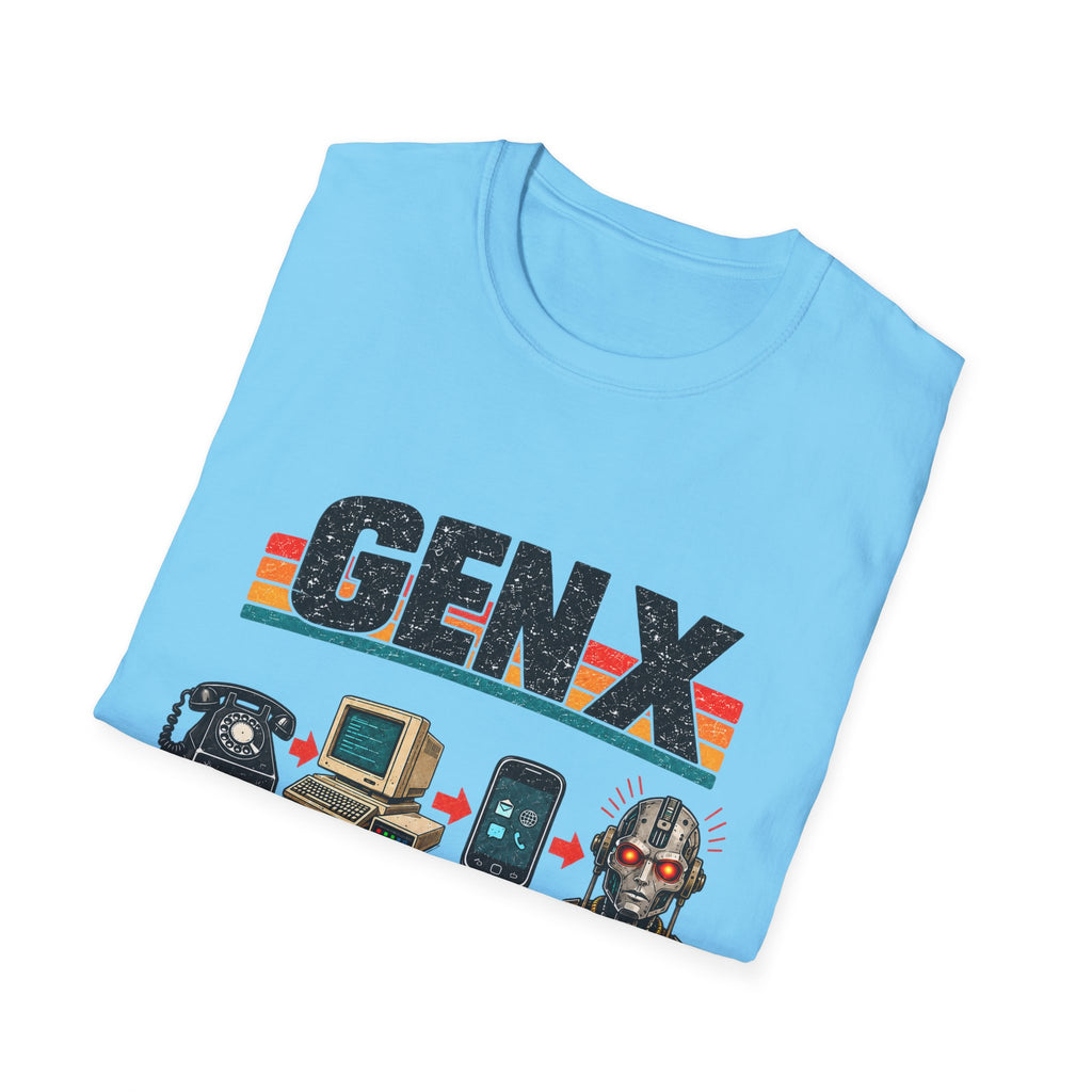 Gen X Well That Escalated Quickly T-Shirt | Retro tech evolution graphic