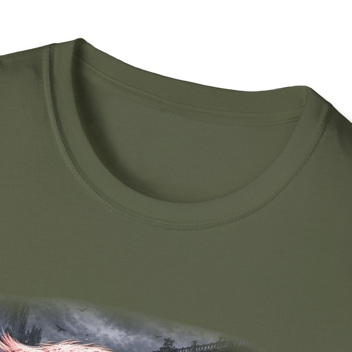 T-Shirt — 'Troll' Fantasy Creature Graphic Tee (Front & Back Definition)