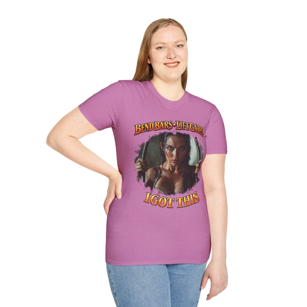 Bend Bars Lift Gates 'I Got This' Graphic T-Shirt — Strong Woman Fitness Tee