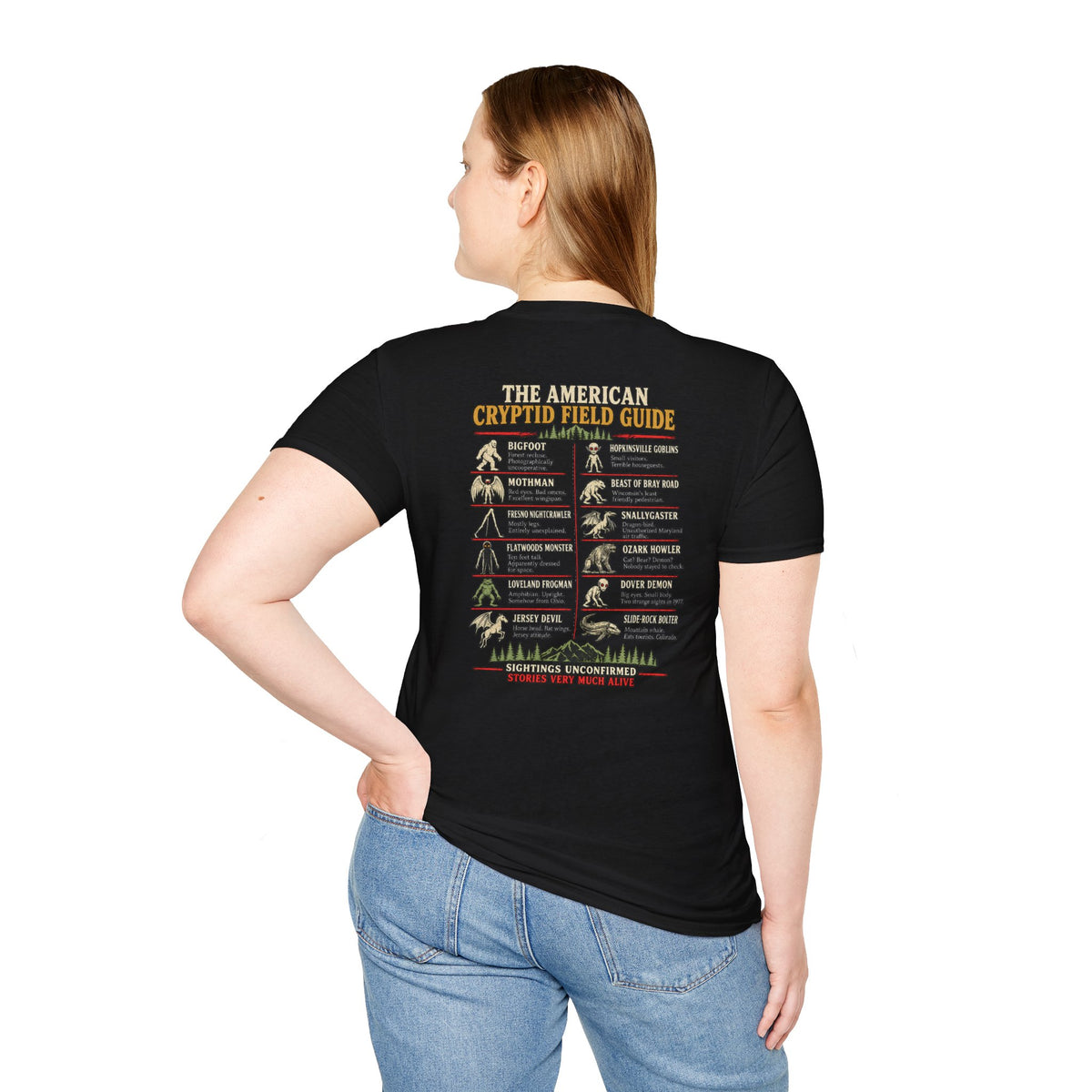 Cryptid Field Guide T-Shirt — The American Cryptid Field Guide Graphic Tee