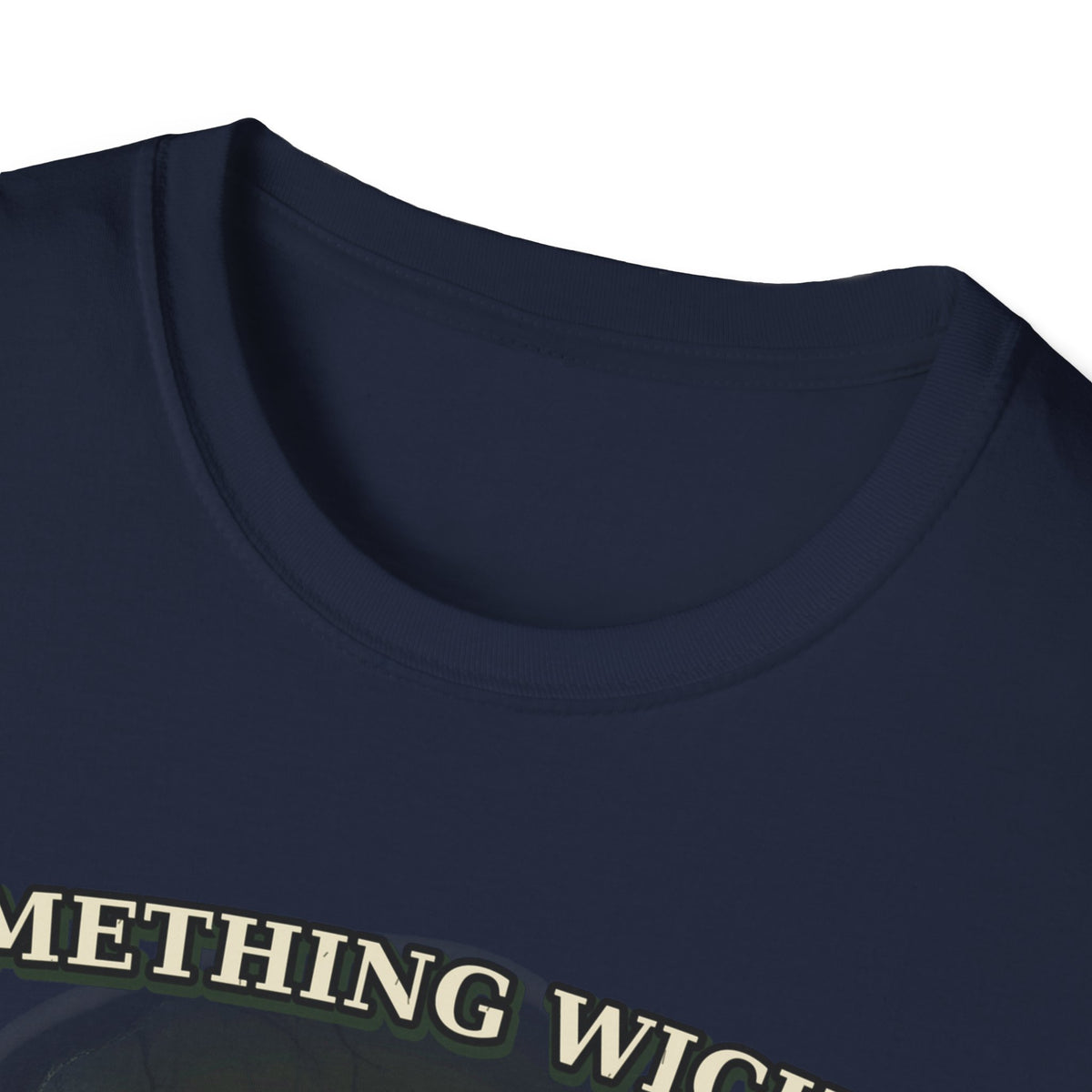 Something Wicked Comes With a Grin T-Shirt | Halloween Creepy Smiling Creature