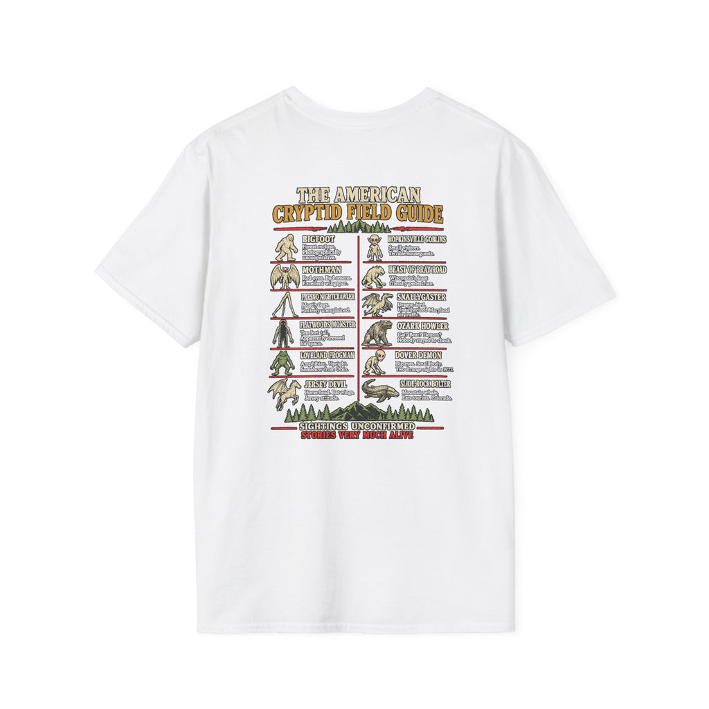 Cryptid Field Guide T-Shirt — The American Cryptid Field Guide Graphic Tee