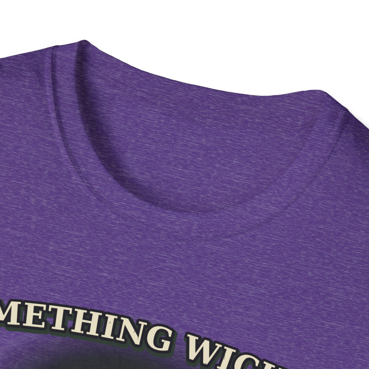Something Wicked Comes With a Grin T-Shirt | Halloween Creepy Smiling Creature
