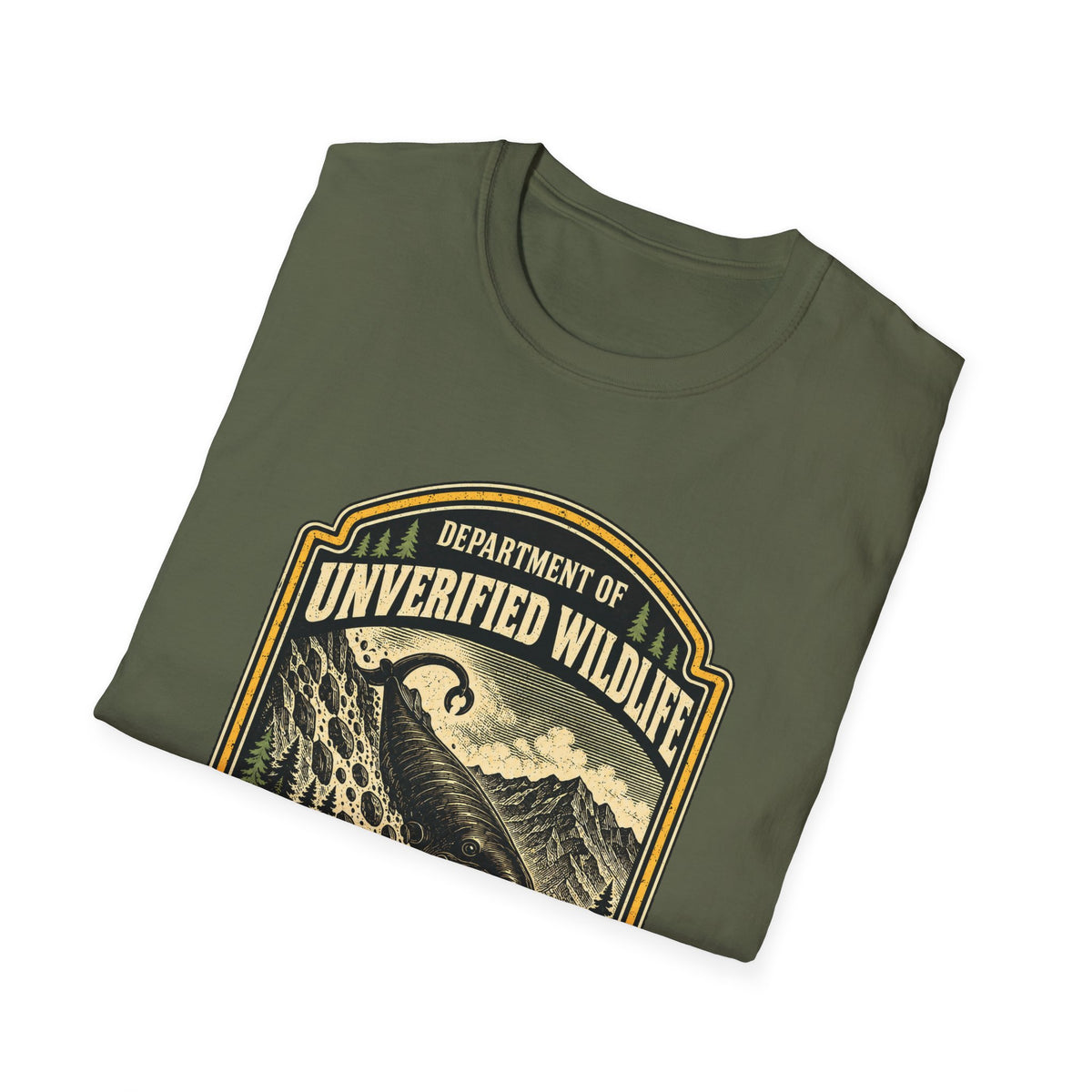 Slide-Rock Bolter T-Shirt — Department of Unverified Wildlife Retro Tee