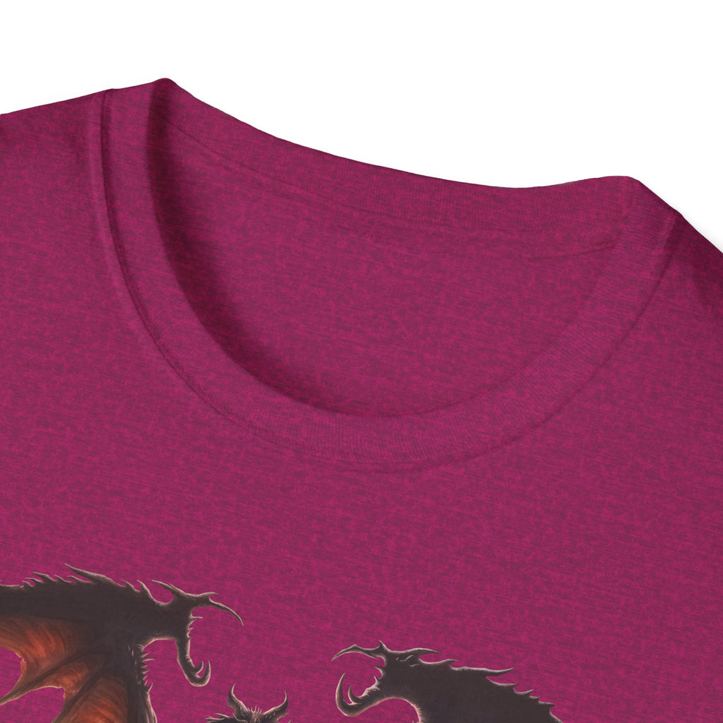 Dragon Definition T-Shirt — Fantasy Creature Illustration & Funny Dragon Traits Tee