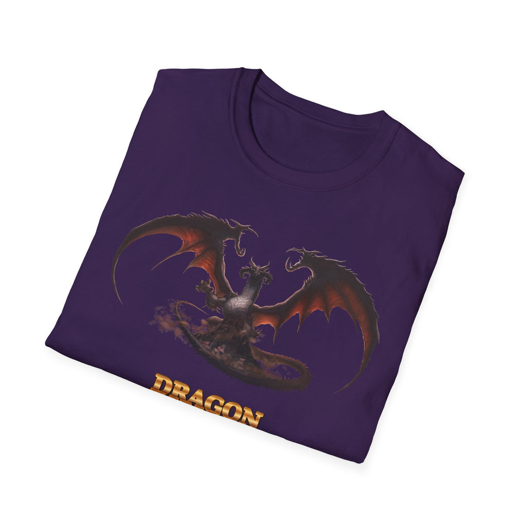 Dragon Definition T-Shirt — Fantasy Creature Illustration & Funny Dragon Traits Tee