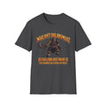 Graphic T-Shirt — 'War Isn't the Answer? Better Find Out What's' Fantasy Barbarian Axe Design