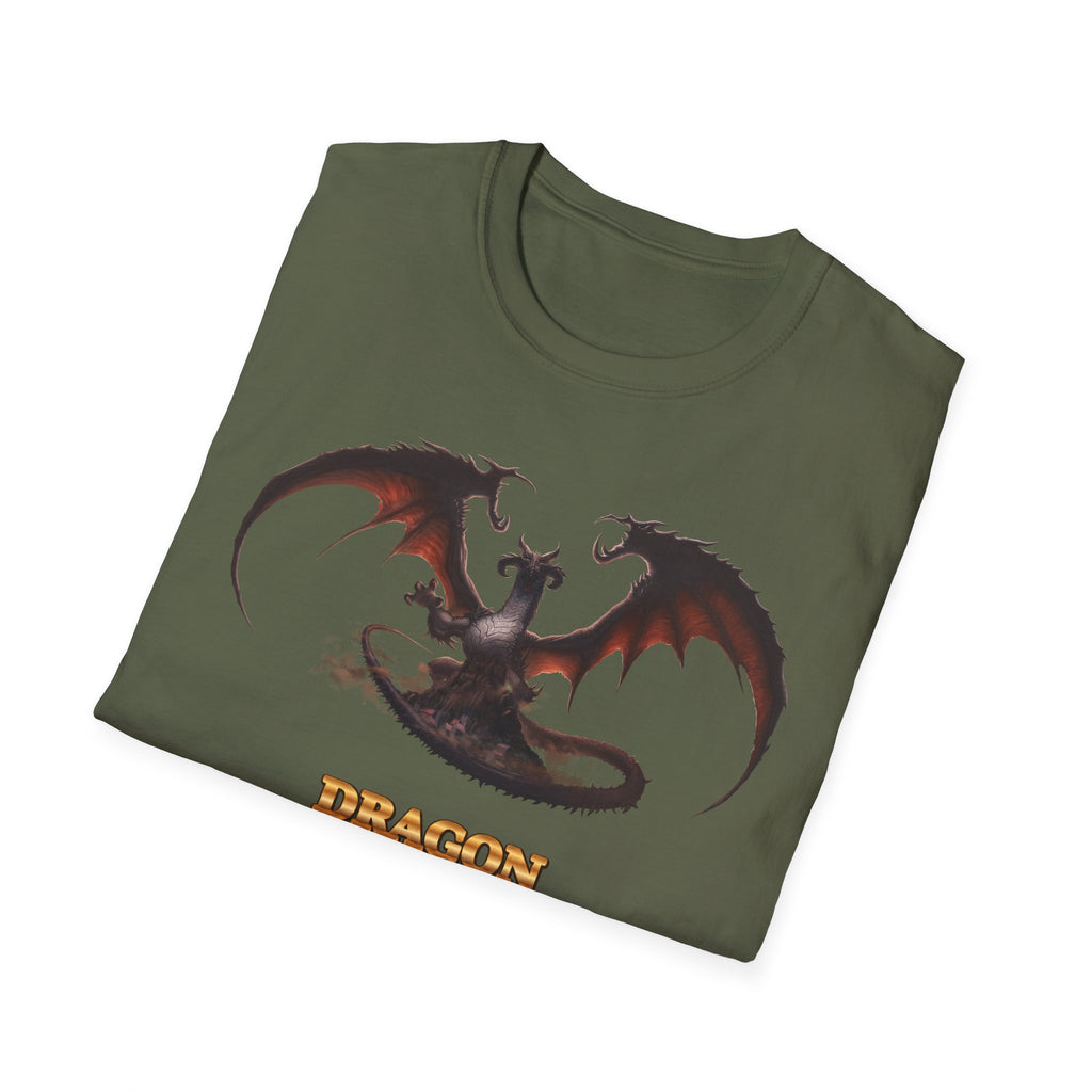 Dragon Definition T-Shirt — Fantasy Creature Illustration & Funny Dragon Traits Tee