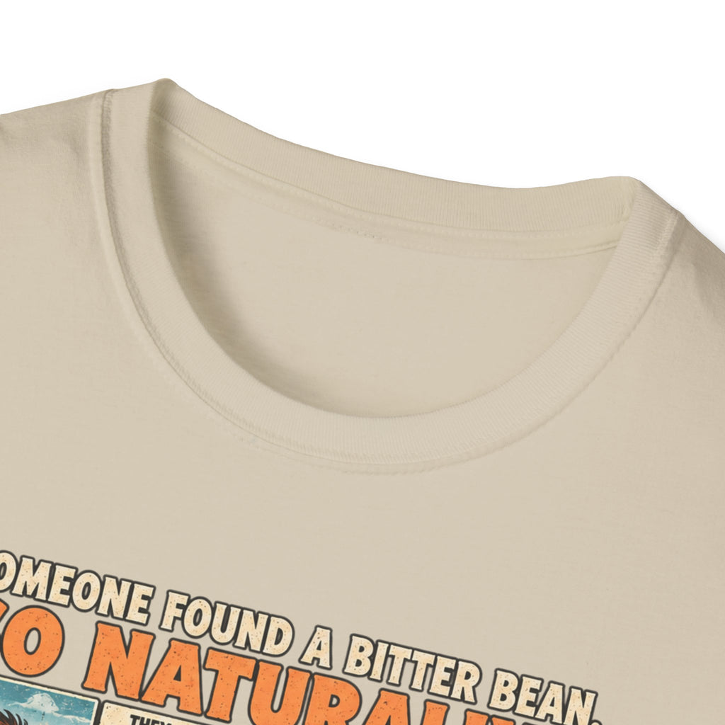 Coffee Comic Panel T-Shirt | Retro Coffee Comic Strip