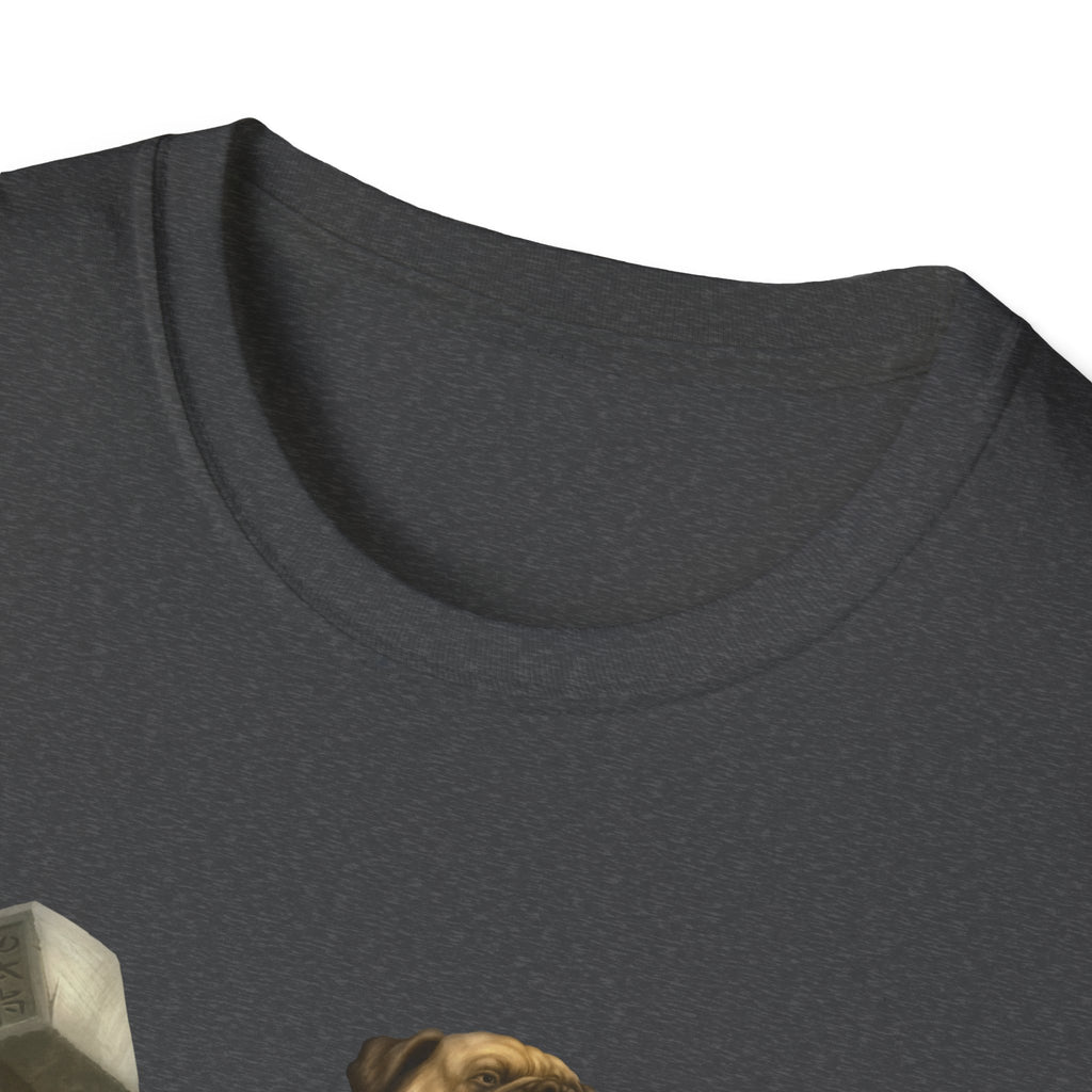 Mastiff Warrior T-Shirt — Hammer-Wielding Mastiff Graphic Tee