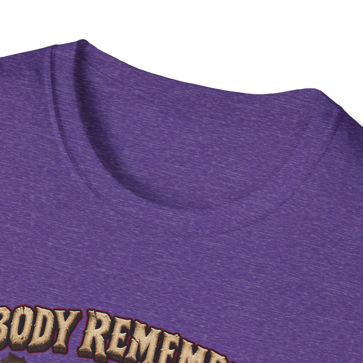 Nobody Remembers Ogre Illustration T-Shirt | Fantasy Warrior, Humorous Text